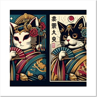 Neko Oni Edo Posters and Art